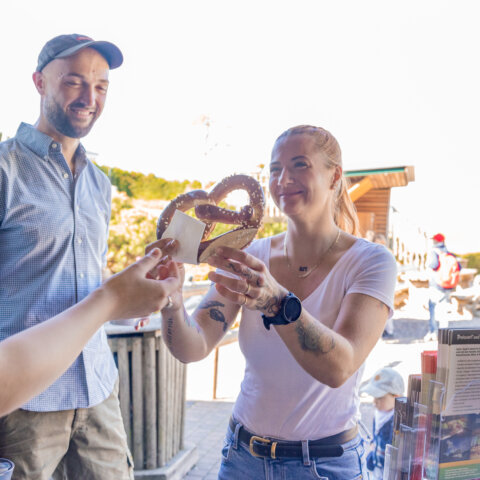 Alle Attraktionen am Erlebnisberg Kappe sind jetzt geöffnet - auch das Kiosk.