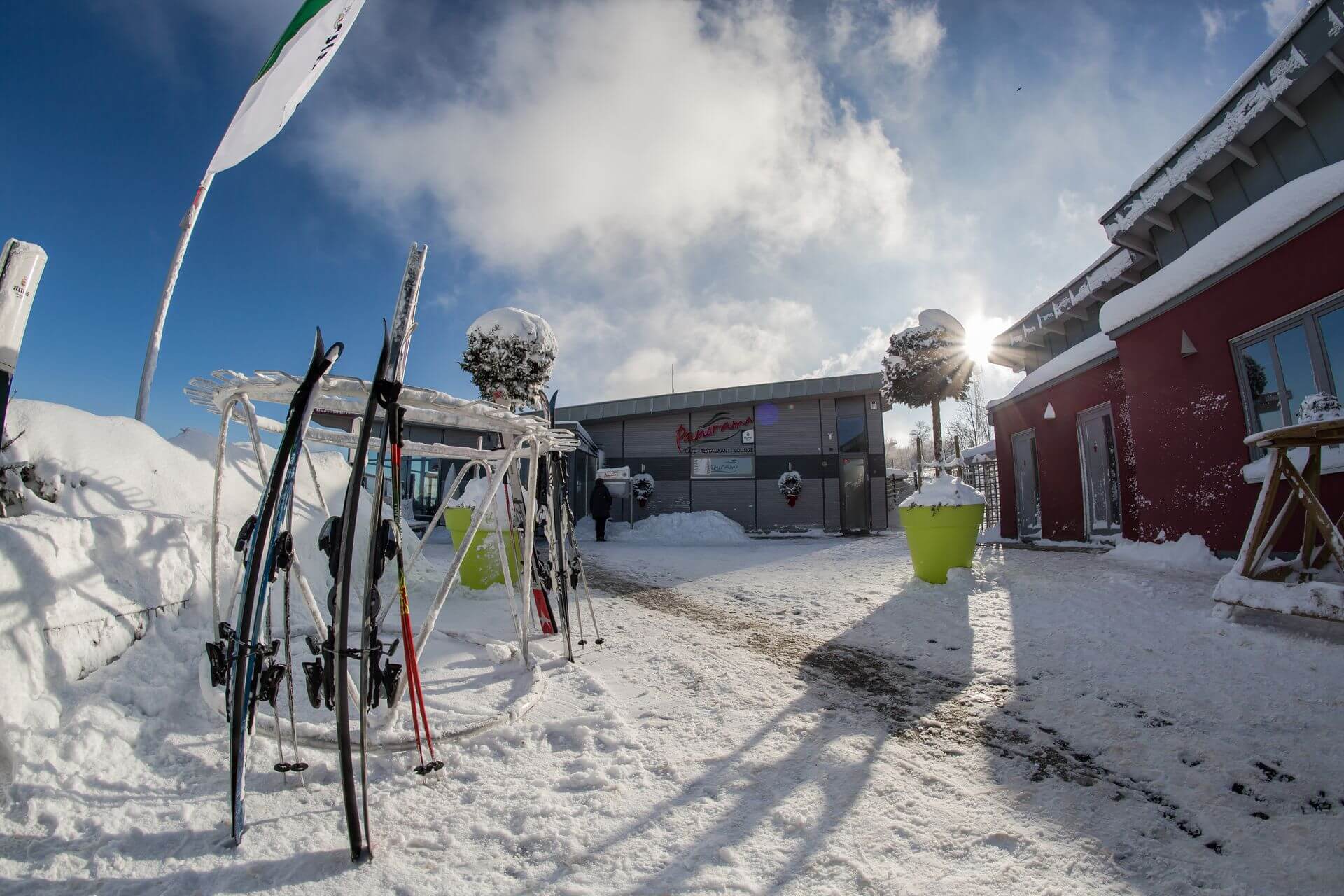 Panorama Café - Restaurant in de winter